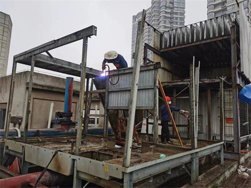 冷卻塔的噪聲及解決辦法(焦作全鋼冷卻塔噪聲處理)