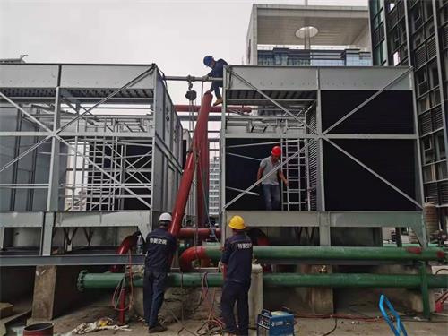 開式冷卻塔內壁除塵處理內容(開式橫流冷卻塔)